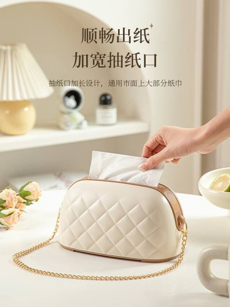 Luxury Handbag Style Tissue Box Holder