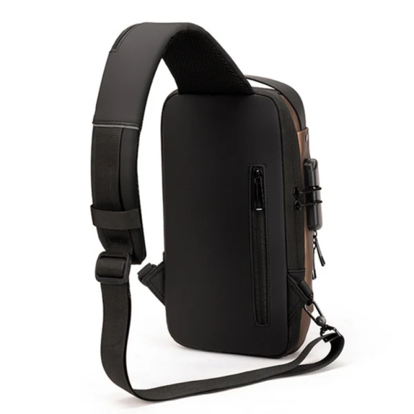Water Resistant Mens Oxford Cloth Leisure Crossbody Bag