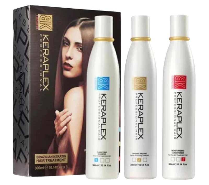 BK Keraplex Professional Brazilian Keratin Treatment Kit 300ml X 3