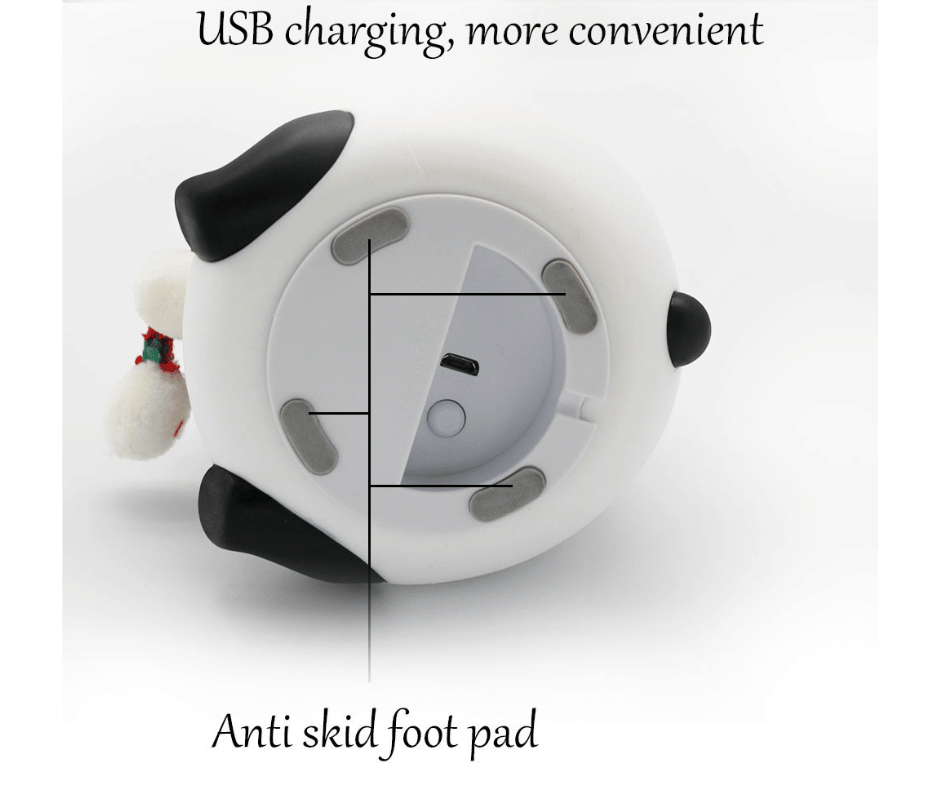 Big Panda Night Light LED Silicone Squishy Animal Lamp for Kids
