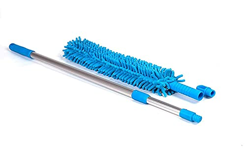 Foldable Multipurpose Microfiber Ceiling Fan Duster with Extendable Handle β 360Β° Rotating Cleaning Brush for Home, Ceiling, Walls & Furniture
