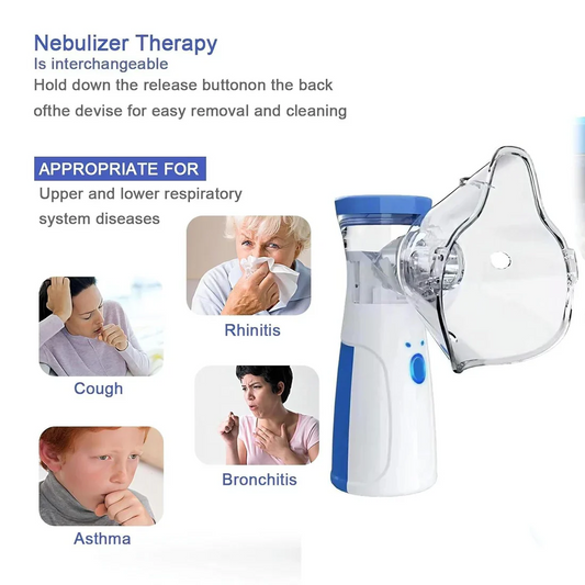 Portable Handheld Nebulizer for Easy Breathing