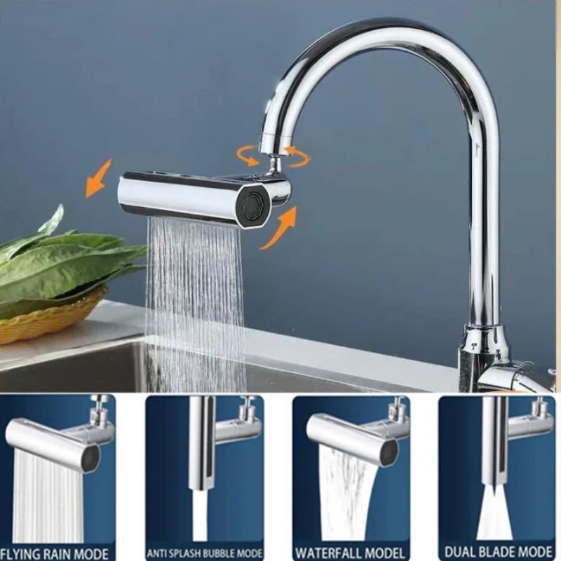 Multifunctional 4 Mode Water Faucet Adapter