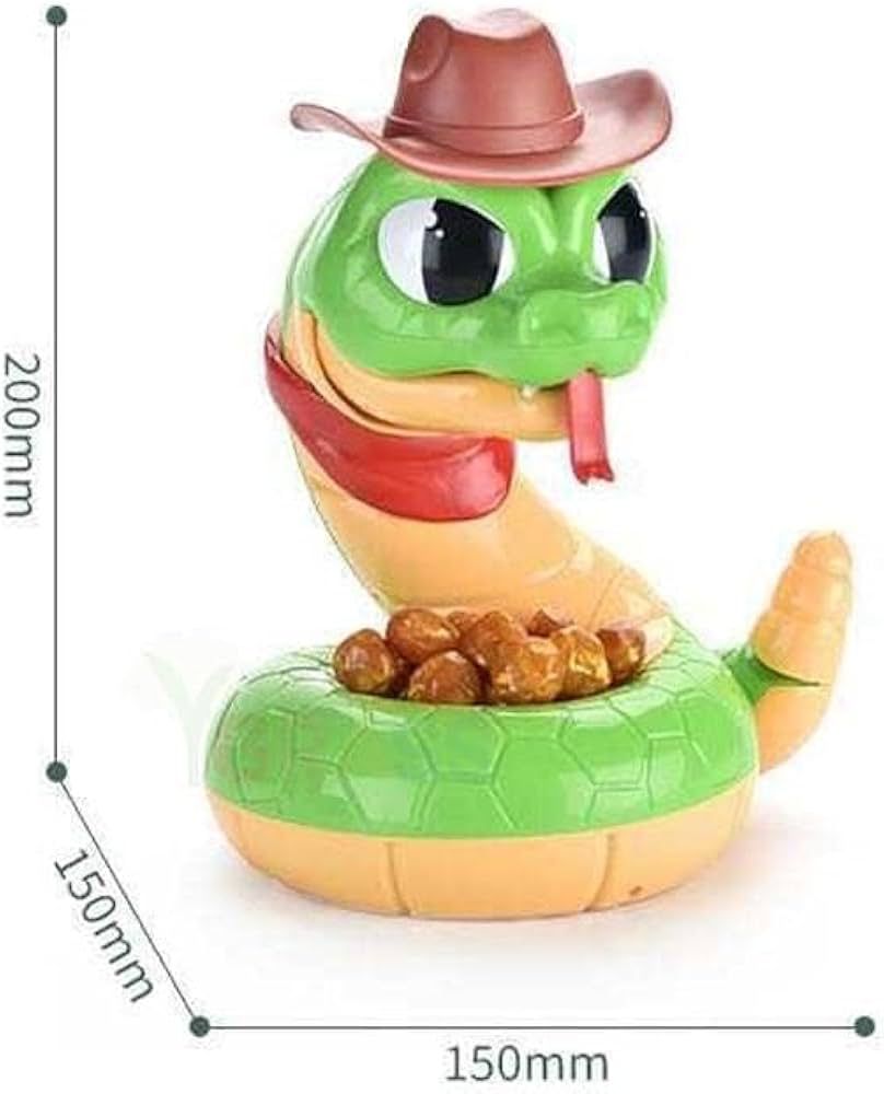 Multiplayer Electric Rattlesnake |Scary Hand Biting Game Classic Family Interactive Toys