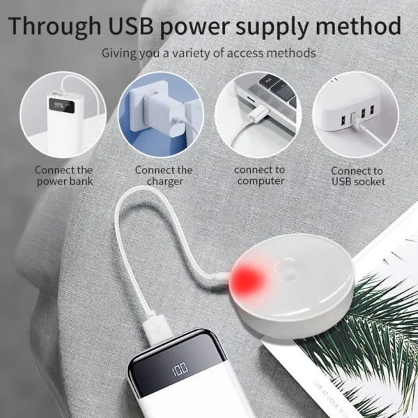 Rechargeable LED Light Motion Sensor Night Light (Pack of 2)