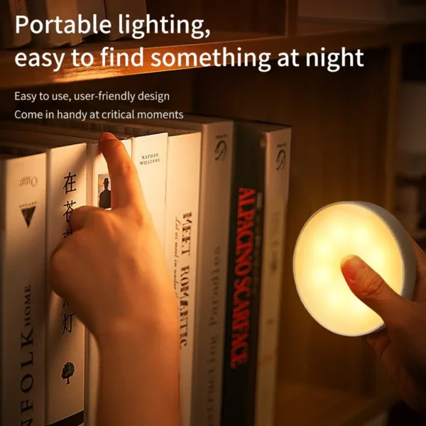 Rechargeable LED Light Motion Sensor Night Light (Pack of 2)