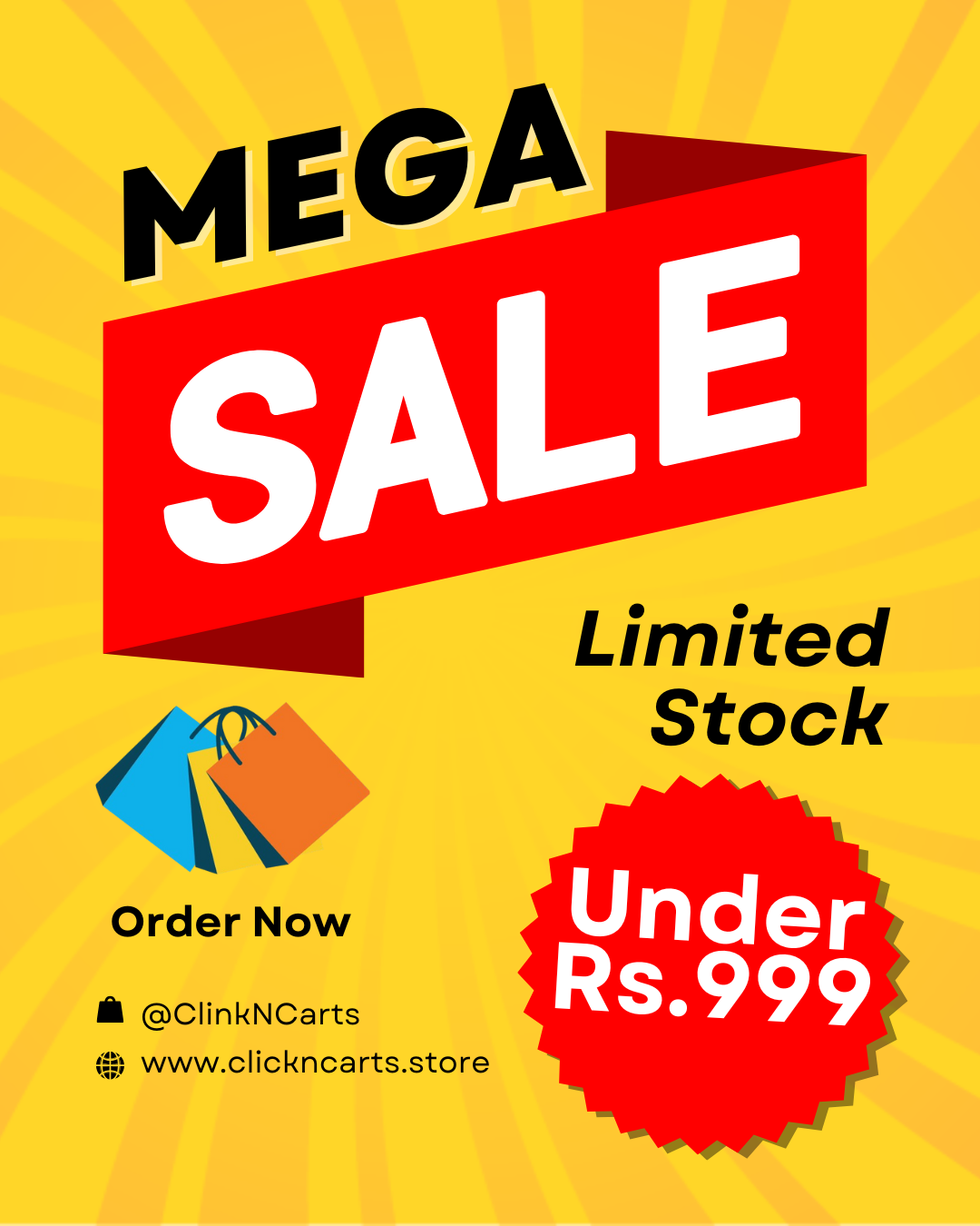 Mega Sale (Under Rs,999)