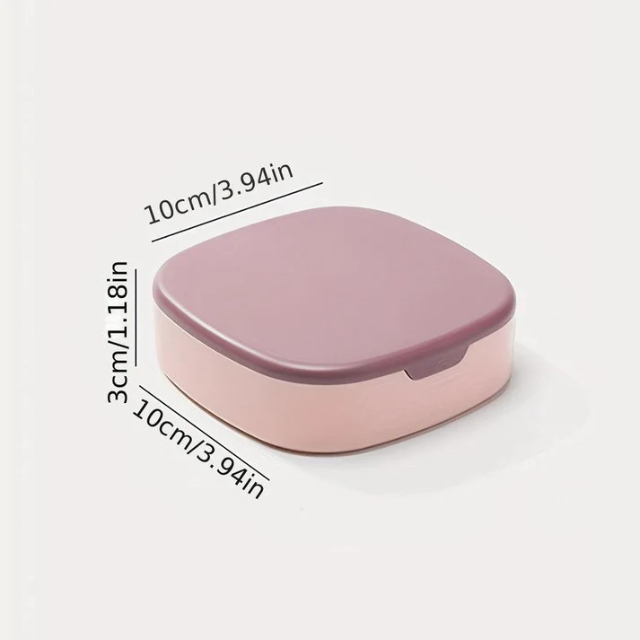 Mini Portable Cosmetic & Jewelry Organizer With Mirror