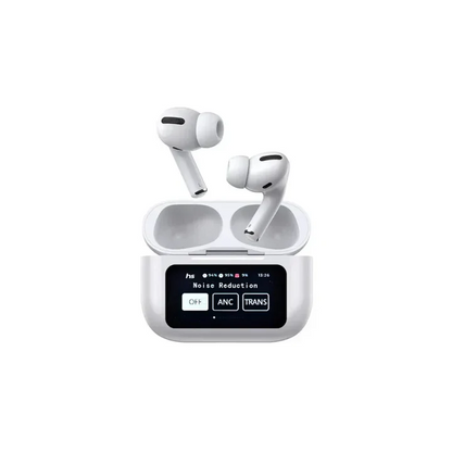 AirPods Pro A9 – Wireless Bluetooth Earbuds with Dual Noise Reduction (ANC + ENC), Battery Display & Smart Touch Control