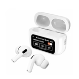AirPods Pro A9 – Wireless Bluetooth Earbuds with Dual Noise Reduction (ANC + ENC), Battery Display & Smart Touch Control