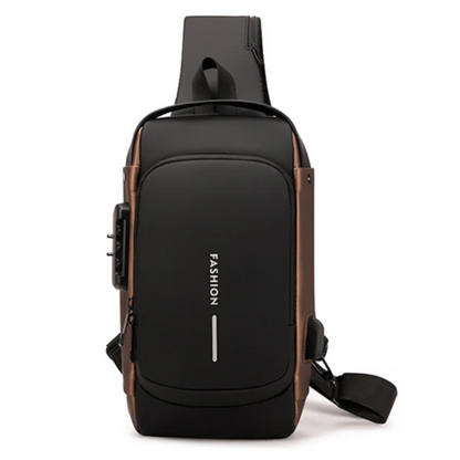 Water Resistant Mens Oxford Cloth Leisure Crossbody Bag