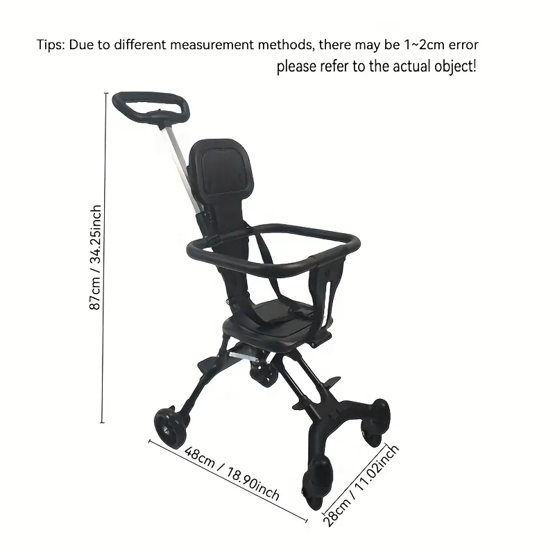 Compact Travel Baby Stroller – Lightweight, Foldable, Airplane Cabin Friendly