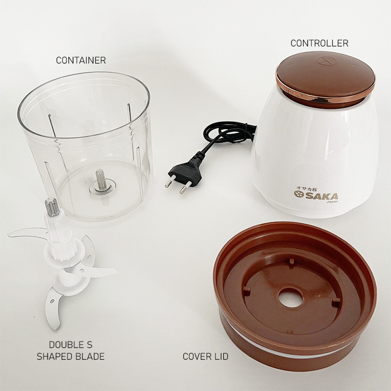 700mL Electric Food Chopper Capsule Cutter – Multi-Function Spin Blender, Ice Grinder, Mixer, Mincer, Masher & Juicer for Kitchen Use