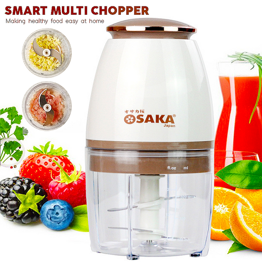 700mL Electric Food Chopper Capsule Cutter – Multi-Function Spin Blender, Ice Grinder, Mixer, Mincer, Masher & Juicer for Kitchen Use