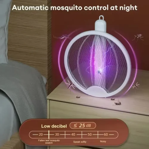 ⚡ Electric Mosquito Killer Fly Swatter 🦟🔋  Foldable | Rechargeable | Powerful & Portable