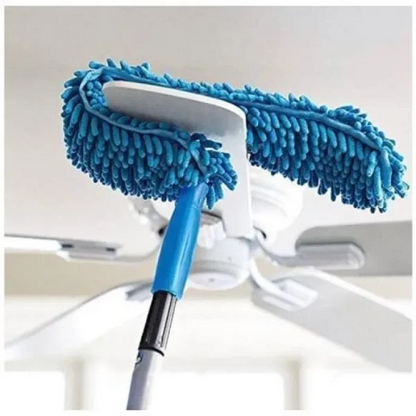 Foldable Multipurpose Microfiber Ceiling Fan Duster with Extendable Handle – 360° Rotating Cleaning Brush for Home, Ceiling, Walls & Furniture