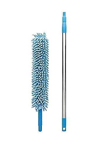 Foldable Multipurpose Microfiber Ceiling Fan Duster with Extendable Handle – 360° Rotating Cleaning Brush for Home, Ceiling, Walls & Furniture