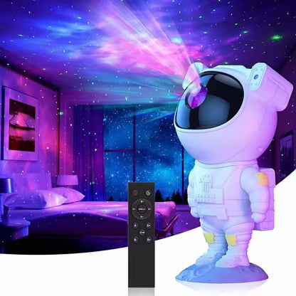 Astronaut Galaxy Star LED Projector Night Light With Remote Control