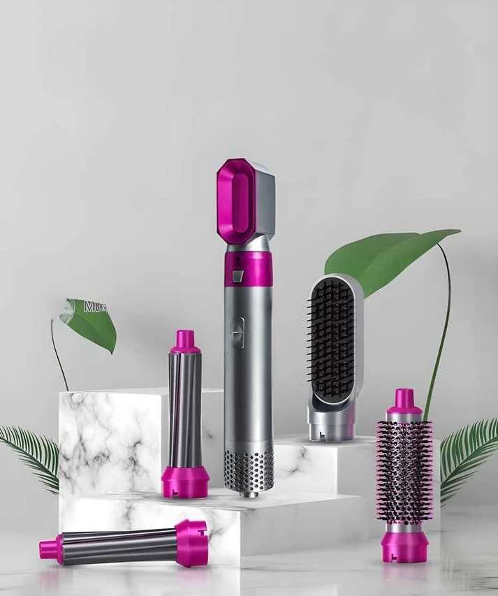 Decent 5 in 1 Multifunctional Hair Styler for Women | Hair Dryer, Curler, Straightener, Volumizer & Brush in One