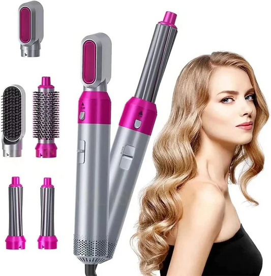Decent 5 in 1 Multifunctional Hair Styler for Women | Hair Dryer, Curler, Straightener, Volumizer & Brush in One