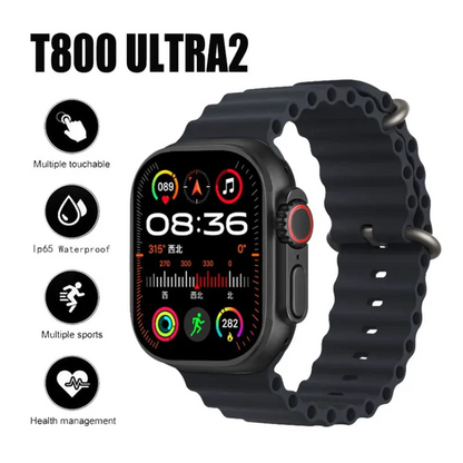 T800 & T900 Ultra 2 Smart Watch – Full Touch HD Display, Fitness Tracker, Bluetooth Calling & Long Battery Life