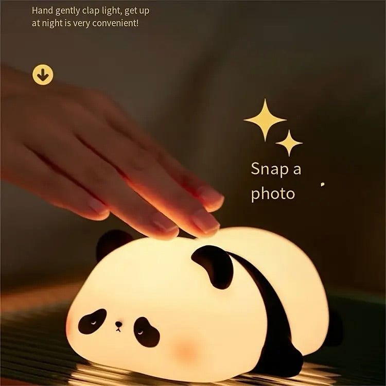 Cute Panda LED Night Light Touch Sensor Cartoon Kid's