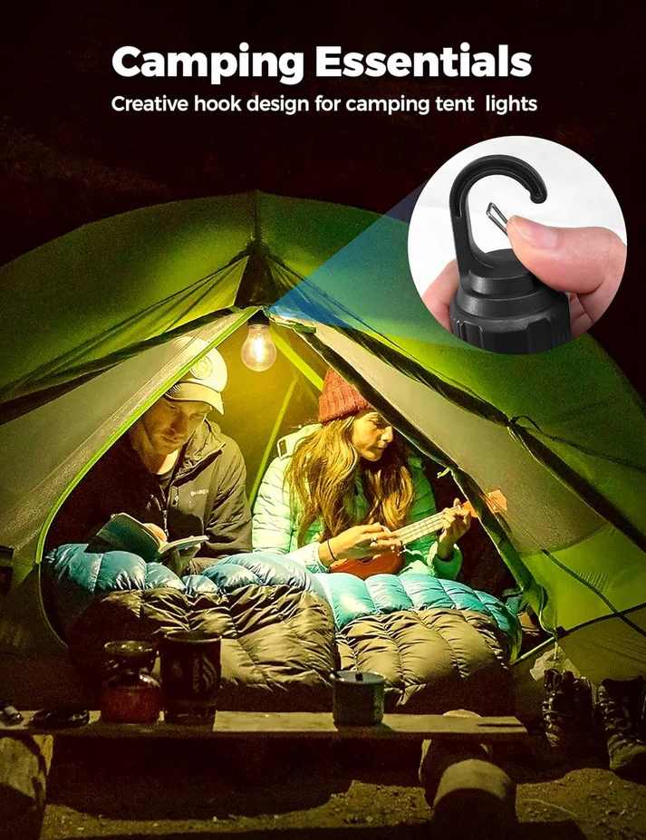 LED Waterproof Camping Lamp | Rechargeable, Portable Tent Light for Outdoor, Hiking, Emergency Use