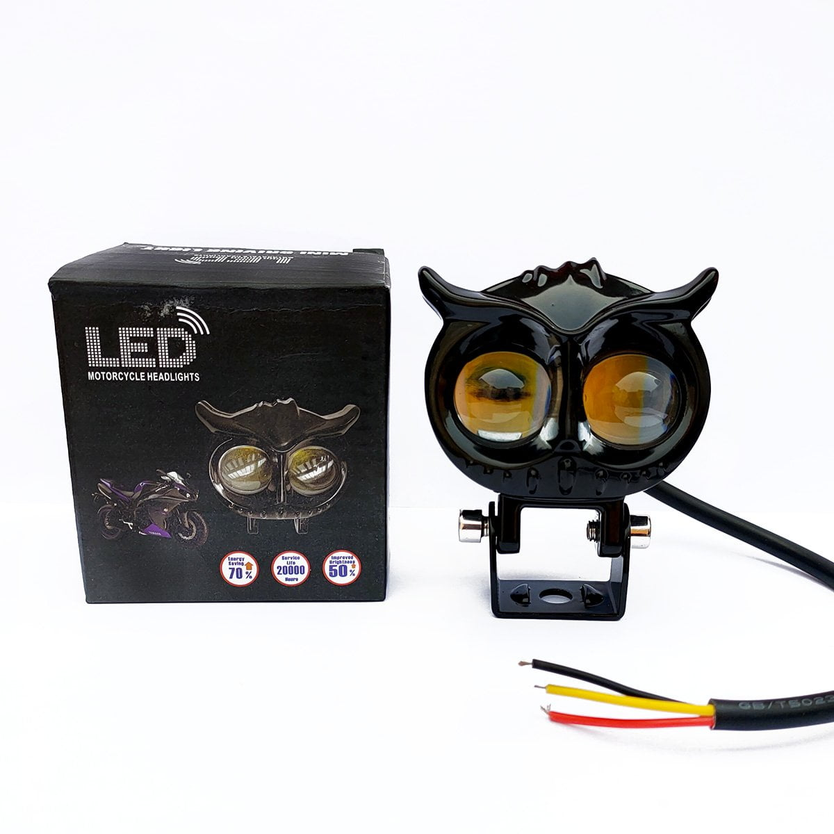 Universal Owl LED Light Metal Dual Colour