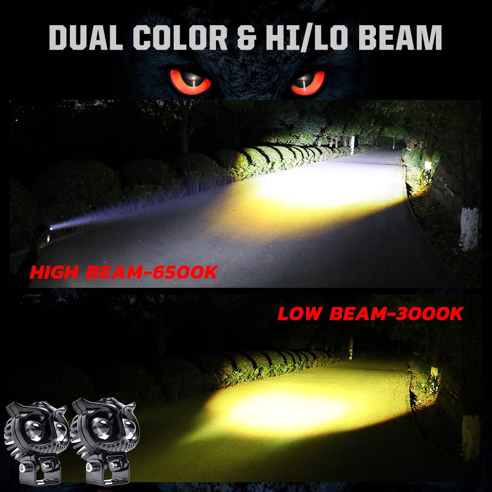 Universal Owl LED Light Metal Dual Colour