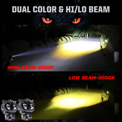 Universal Owl LED Light Metal Dual Colour