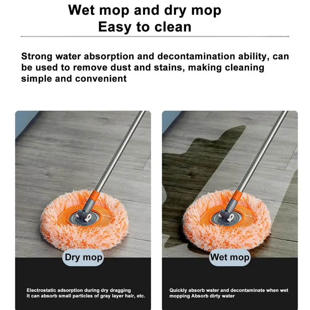 360 Rotating Adjustable Cleaning Sunflower Mop
