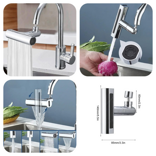 Multifunctional 4 Mode Water Faucet Adapter