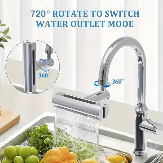 Multifunctional 4 Mode Water Faucet Adapter