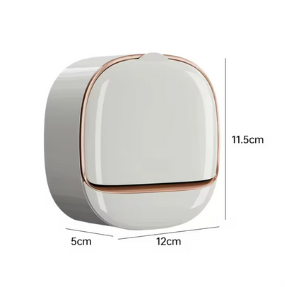 Wall Mounted Soap Box With Flip Cover