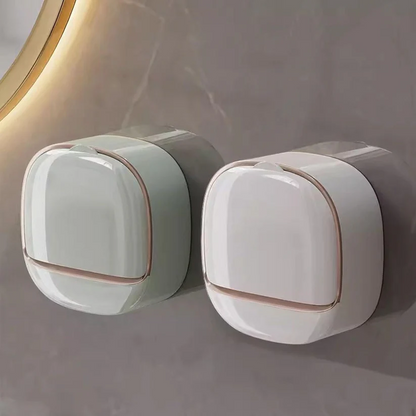 Wall Mounted Soap Box With Flip Cover