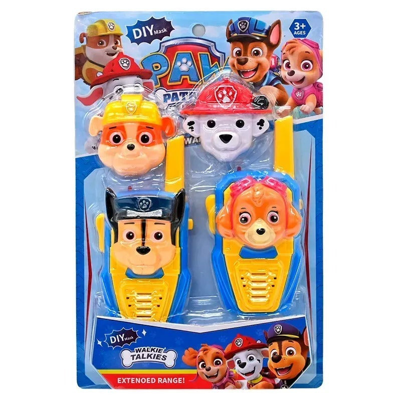 Paw Patrol Walkie Talkies for Kids – Rescue Squad Adventure Playset | 2-Way Radios for Fun Outdoor & Indoor Communication