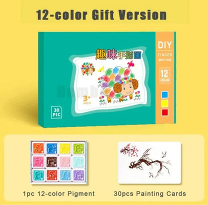 DIY Creative Finger Painting Art Kit