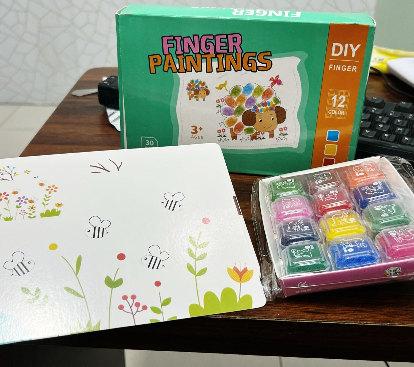 DIY Creative Finger Painting Art Kit
