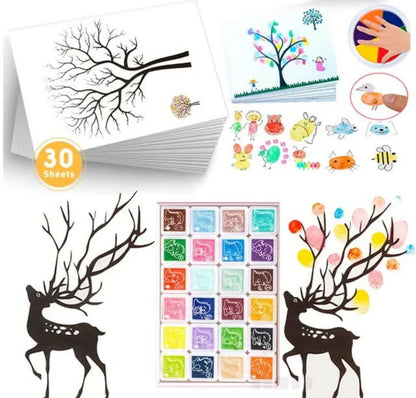 DIY Creative Finger Painting Art Kit
