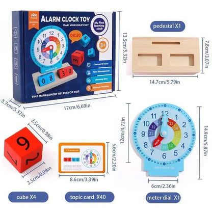 Educational Alarm Clock Toy – My First Learning Clock for Kids