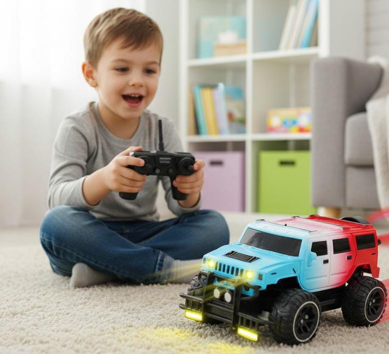 Super Cool King Remote Control Car |  Off Road Remote control Car Light Effect with smoky Spray