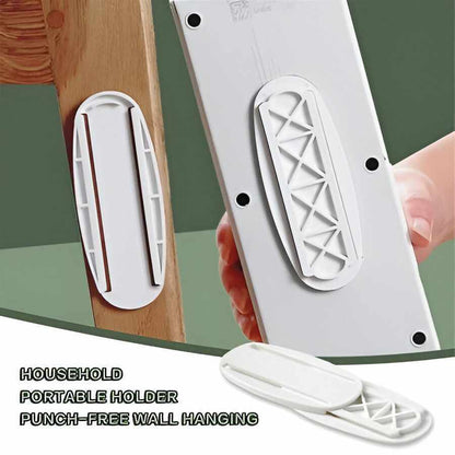 Self-Adhesive Socket Fixer | Power Strip Fixator | Wall-Mounted & Punch-Free Organizer