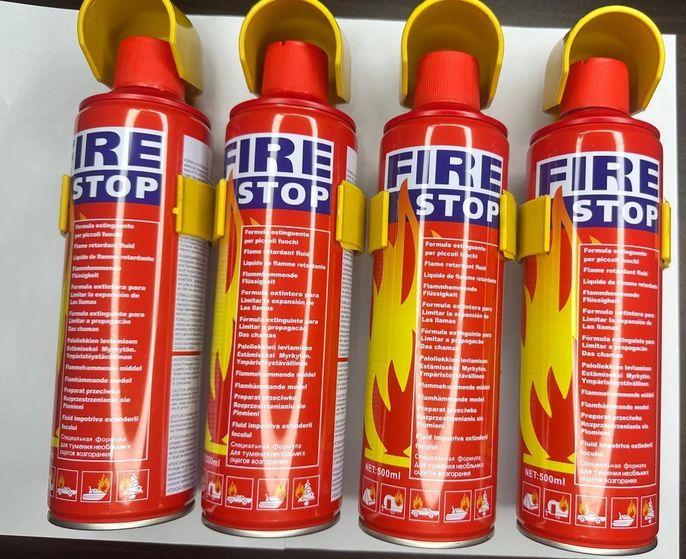 Carbon Steel Car Fire Extinguisher (500ml)