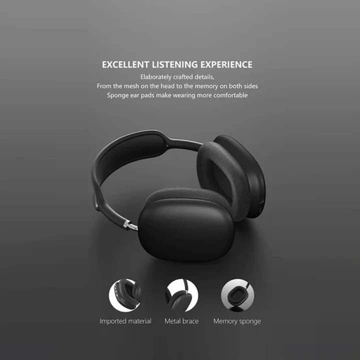 P9 Wireless Bluetooth Headphones With Mic Noise Cancelling Headsets